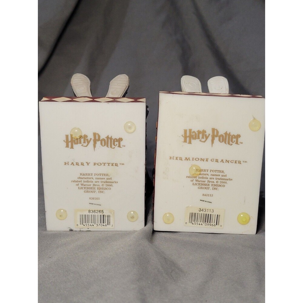 Enesco Harry Potter & Hermione Granger Resin Bookends Boxed Set 2000 - Picture 7 of 7